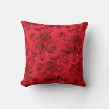 Herhalend Bloemmotief | Rood Rozen Patroon