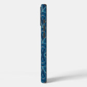 Herhalend geometrisch Art Deco-patroon Case-Mate iPhone Case (Achterkant / Links)