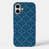 Herhalend geometrisch Art Deco-patroon Case-Mate iPhone Case (Achterkant)