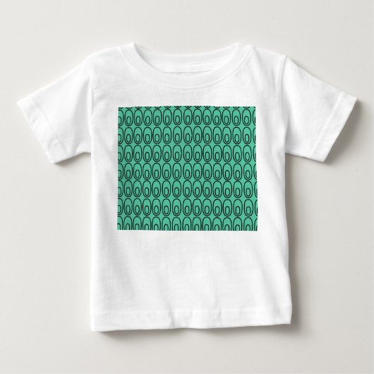 Herhalend Mint Green Ovalen (Voorkant)