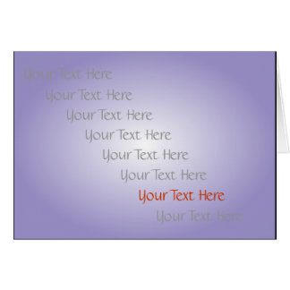 Herhalende tekstkaart