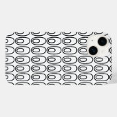 Herhalende witte eicellen Case-Mate iPhone case (Achterkant (horizontaal))