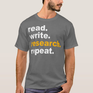 Herhaling schrijfonderzoek lezen t-shirt