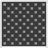 Herhaling van Afbeelding, ontwerp of bedrijfsmatig Sticker (Voorkant)