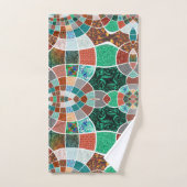 Herhaling van afbeeldingen met een licht fractaal bad handdoek (Handdoek)