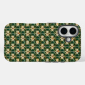 Herhaling van botanische patronen Case-Mate iPhone case (Achterkant (horizontaal))