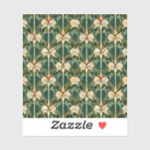 Herhaling van botanische patronen sticker (Vel)