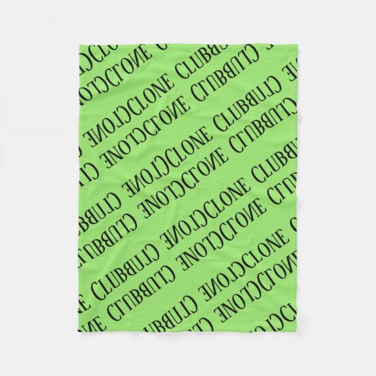 Herhaling van het spiegelpatroon van Orphan Black Fleece Deken (Voorkant)