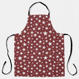 Herhaling van Star Pattern All-Over Print Schort