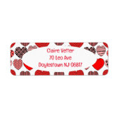 Herhalingsharten Etiket (Voorkant)