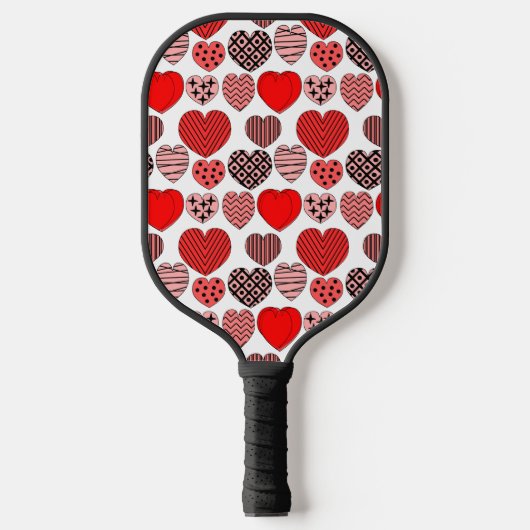 Herhalingsharten Pickleball Paddle (Voorkant)
