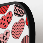 Herhalingsharten Pickleball Paddle (Links Detail)