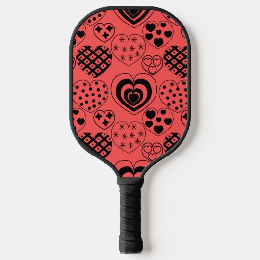 Herhalingsharten Pickleball Paddle (Voorkant)