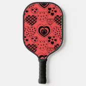 Herhalingsharten Pickleball Paddle (Achterkant)