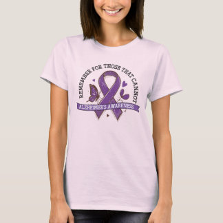 Herinner aan degenen die niet kunnen Alzheimerslin T-shirt