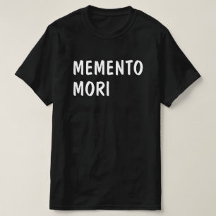 herinner de dood in het Latijn: Memento mori T-shirt
