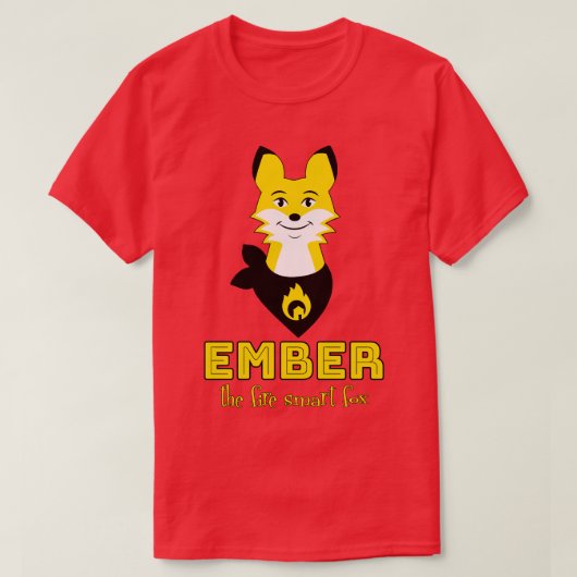 Herinner de Fire Smart Fox Canada T-shirt (Design voorkant)
