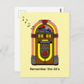 Herinner de jaren '60 briefkaart (Voorkant / Achterkant)