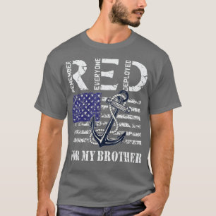 Herinner iedereen Veteran die Vrijdag RED (25) wor T-shirt
