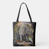 Herinner je Black Rhino Draagtas (Achterkant)