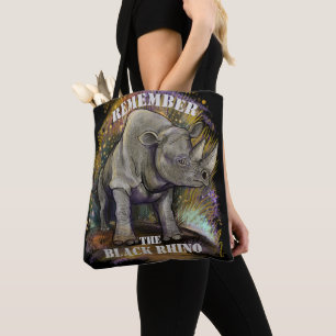 Herinner je Black Rhino Draagtas