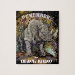 Herinner je Black Rhino Legpuzzel