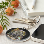 Herinner je Black Rhino Sleutelhanger (Voorkant Rechts)