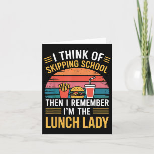 Herinner je dat ik de lunchdame ben terug naar sch kaart
