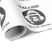 Herinner je Harambe Cadeaupapier (Rol Hoek)