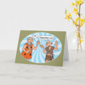 Herinner je ons nog? Grappige verjaardag Kaart (Gele Bloem)