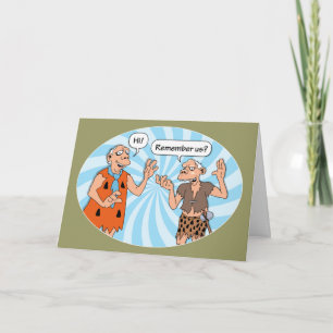 Herinner je ons nog? Grappige verjaardag Kaart