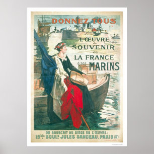 Herinner je onze Franse Sailors - Frans Poster