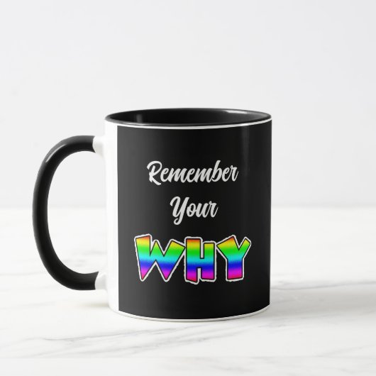 Herinner je waarom | INSPIREREND Mok (Links)