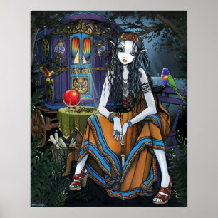 Herinner me Bohemian Neo Gypsy Caravan Fae Poster