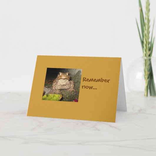 Herinner… nu kaart (Voorkant)