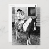Herinner Pony Ride-foto's Briefkaart (Voorkant / Achterkant)