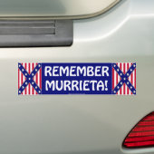 HERINNEREN AAN MURRIETA BUMPERSTICKER (Op auto)