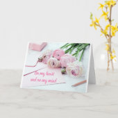 HERINNEREN AAN UW GELIEFDE IN TIJD VAN VERLIES KAA KAART (Gele Bloem)