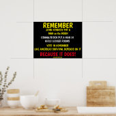 HERINNEREN POSTER (Keuken)