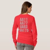 Herinnering 9/11 - dubbelzijdig t-shirt (Achterkant volledig)