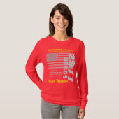 Herinnering 9/11 - dubbelzijdig t-shirt (Voorkant volledig)