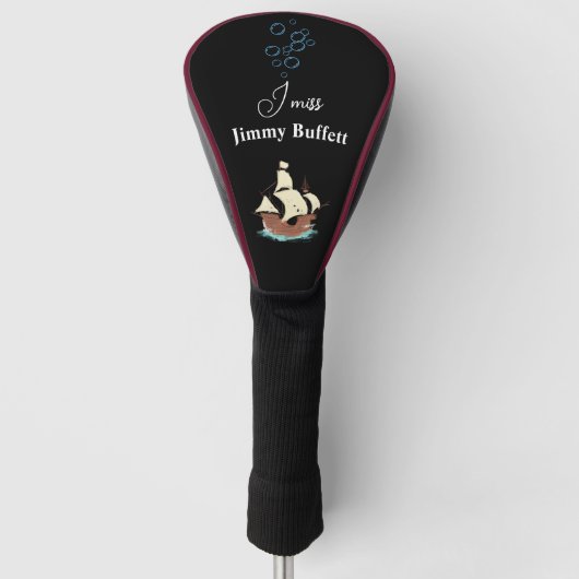 Herinnering aan de hemel Margaritaville Ik mis je Golfheadcover (Voorkant)