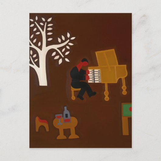 Herinnering aan die late middag... 2007 briefkaart (Voorkant)