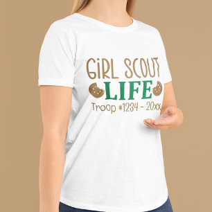 Herinnering aan het Girl Scout-leven T-shirt