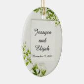 Herinnering aan jou keramiek/ovaal ornament huweli (Rechts)