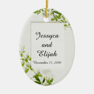 Herinnering aan jou keramische/ovaal ornament huwe