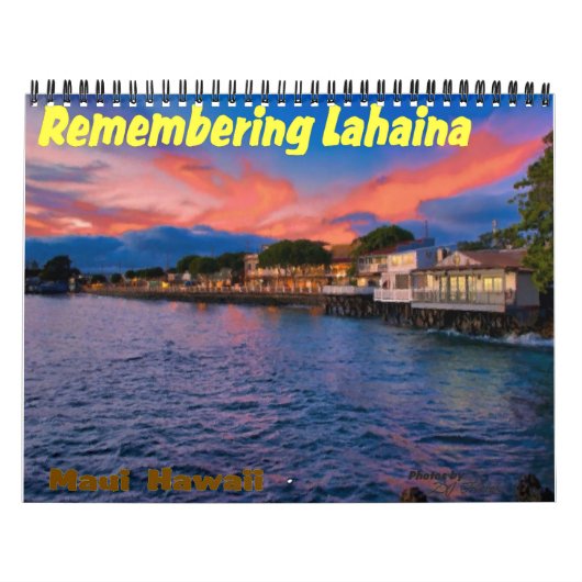 Herinnering aan Lahaina Kalender (Hoes)