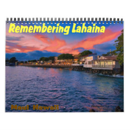 Herinnering aan Lahaina Kalender
