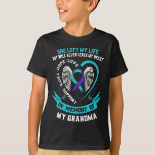 Herinnering aan mijn oma Suicide Awareness Memoria T-shirt