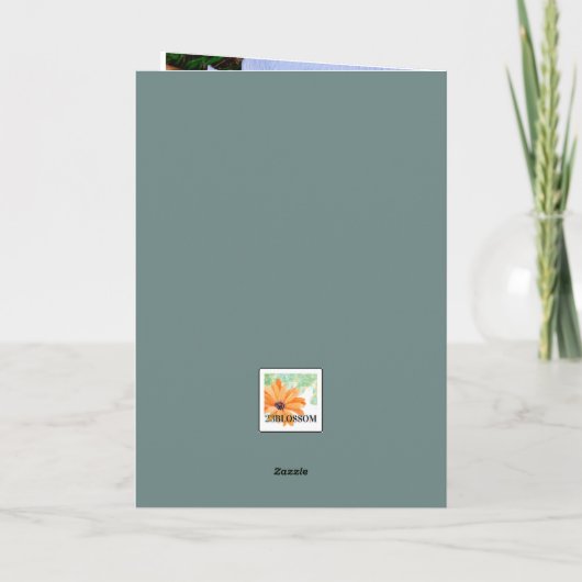 herinnering aan onbaatzuchtige moeder, moederdag k kaart (Achterkant)